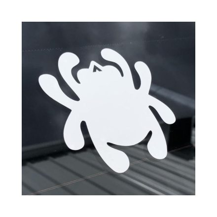 Spyderco Vinyl Decal - White
