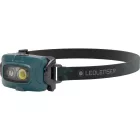 LEDLENSER HF4R Core 500lm/130m, Li-ion, tölthető fejlámpa, zöld