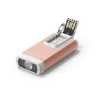LEDLENSER K6R tölthető kulcstartós lámpa Li-ion 400lm rózsa-arany