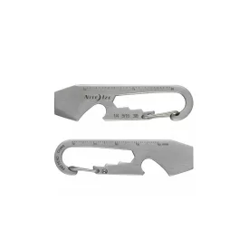   NITE IZE DoohicKey karabiner "multiszerszám" - ezüst