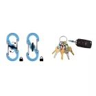 Niteize kulcskarika karabinerrel S-BINER PLASTIC