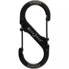 NITE IZE #4 SlideLock karabiner, fekete