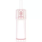 LEDLENSER ML6 connect melegfényű hordozható tölhető kemping lámpa 750lm bluetooth/dimmelhető