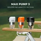 Flextail MAX Pump 3 – Hordozható elektromos pumpa LED lámpával - narancssárga