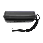 Marbles műanyag tároló doboz, szivacsos - Fekete