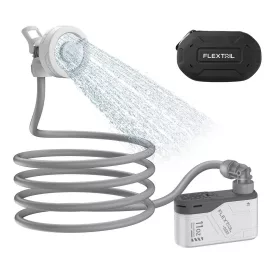   Flextail MAX Shower – Hordozható, újratölthető kültéri zuhany, 3,0L/perc vízáramlással