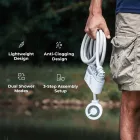 Flextail MAX Shower – Hordozható, újratölthető kültéri zuhany, 3,0L/perc vízáramlással
