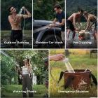 Flextail MAX Shower – Hordozható, újratölthető kültéri zuhany, 3,0L/perc vízáramlással