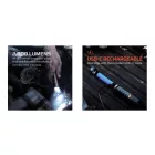 NEBO TORCHY 2K -  2000 Lumenes LED elemlámpa 