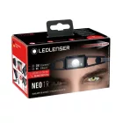 LEDLENSER NEO1R 250lm tölthető futó fejlámpa 80m Li-ion/ Fekete/szürke