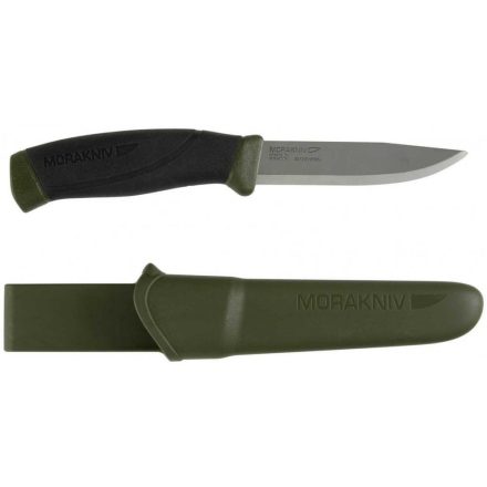Morakniv® Companion MG (C) - Carbon Steel - Olive Green (ID 11863)