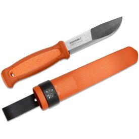 Mora Kansbol - Stainless Steel - Burnt Orange (ID 13505)
