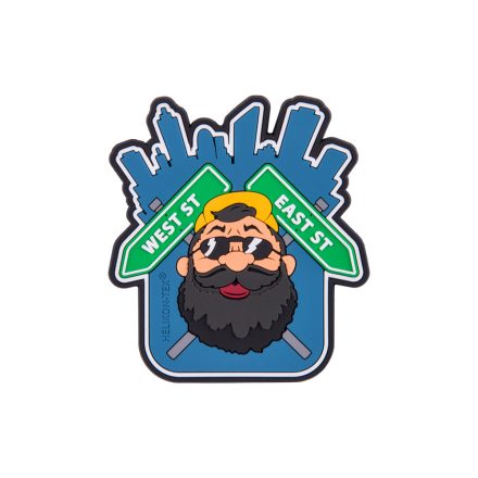 Helikon-Tex "Beardman URBAN" Patch - PVC - Blue