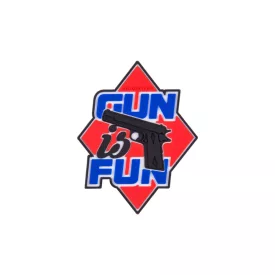 Helikon-Tex "Gun is Fun" Patch - PVC - Red