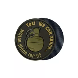   Helikon-Tex "WE CAN SHARE" Grenade Patch - PVC - Brown