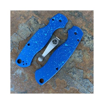 Spyderco Para 2 "Fibonacci" Aluminum Scale Kit - kés panel és clip 