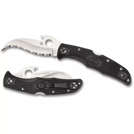 Spyderco Matriarch 2 Black Blade Emerson Opener