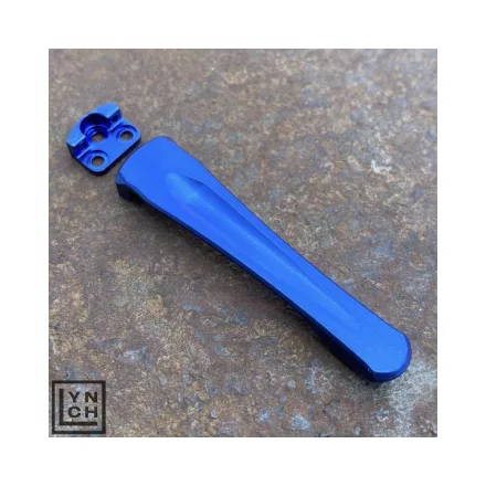 Spyderco Standard Modular V1 Machined Clip - Blue Anodized