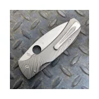 Spyderco Standard Modular V1 Machined Clip - Blue Anodized