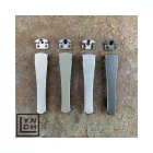 Spyderco Standard Modular V3 "Flat Top" clip - stonewashed