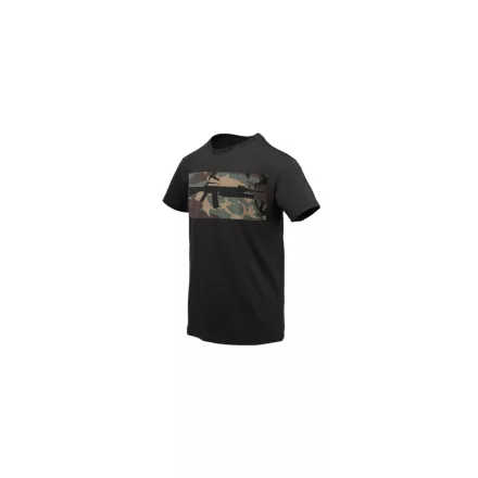 Helikon-tex Póló 16/203 combo - Black/US Woodland