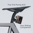 Flextail Tiny Tire Pump ACS – 120 PSI hordozható elektromos kerékpárpumpa LED lámpával