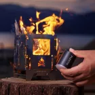 Flextail Tiny Pump X – Kompakt 3 az 1-ben tölhető kempingpumpa, fekete