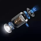 Flextail Tiny Pump X – Kompakt 3 az 1-ben tölhető kempingpumpa, narancs