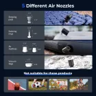 Flextail Tiny Pump X – Kompakt 3 az 1-ben tölhető kempingpumpa, narancs