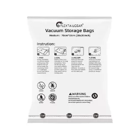   Flextail vákuumzsák szett – 4 db 40 × 60 cm-es újrahasználható tárolózsák S méret