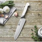 ZWILLING Pro Le Blanc santoku kés, barázdált pengével (18 cm)