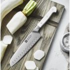 ZWILLING Pro Le Blanc santoku kés, barázdált pengével (18 cm)