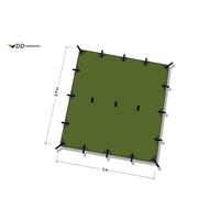 Kép 3/6 - DD SuperLight Tarp - Olive green