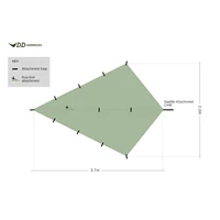DD SuperLight Bikepacker Tarp - ponyva