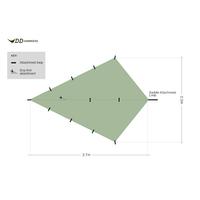Kép 3/7 - DD SuperLight Bikepacker Tarp - ponyva
