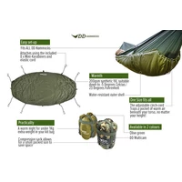 DD underblanket függőágyhoz - Olive Green