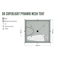 DD SuperLight - Pyramid - Mesh Tent - szúnyoghálós sátorbelső