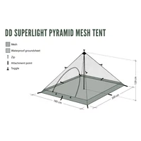 DD SuperLight - Pyramid - Mesh Tent - szúnyoghálós sátorbelső