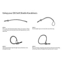 Kép 2/2 - DD Soft Shackle Karabiner- 2db/csomag