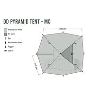 Kép 4/11 - DD Pyramid Tent - piramis sátor - MC