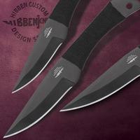 Kép 2/2 - Gil Hibben Cord Grip 3 db-os dobókés szett - fekete