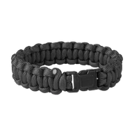 Helikon-Tex SURVIVAL BRACELET - Paracord - Fekete