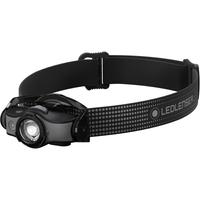 Kép 1/5 - LEDLENSER MH5 outdoor tölthető LED fejlámpa 400lm/180m 1x14500 Li-ion, fekete/szürke