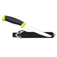 Morakniv® Fishing Comfort Scaler 150 - Stainless Steel - Black / Lime (ID 13870)
