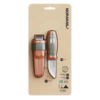 Kép 2/2 - Morakniv® Eldris with Belt Loop (S) - Olive Green / Burnt Orange (ID 14237)