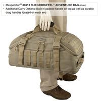 Kép 10/16 - Maxpedition  FLIEGERDUFFEL™   Adventure   Bag   (Khaki)