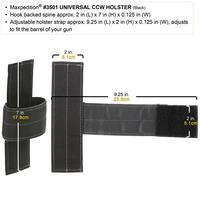 Kép 2/3 - Maxpedition  Universla CCW Holster - Fekete
