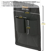 Dual Mag Retention Inser - Fekete