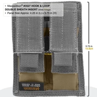 Maxpedition Hook-&-Loop Double Sheath Insert, Khaki-Foliage