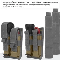 Maxpedition Hook-&-Loop Double Sheath Insert, Khaki-Foliage